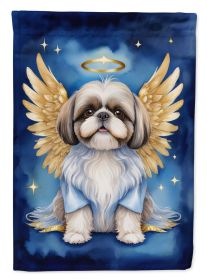 Shih Tzu My Angel Garden Flag Mailbox Flag Decorative Yard Flag Banner Outside Patio Artwork Yard Flower Beds, Garden Size, Multicolor (Default: Default)