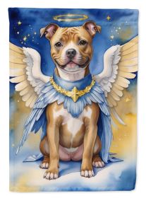Staffordshire Bull Terrier My Angel Garden Flag Mailbox Flag Decorative Yard Flag Banner Outside Patio Artwork Yard Flower Beds, Garden Size (Default: Default)