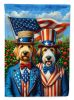 All American Otterhound House Flag Large Porch Sleeve Pole Decorative Outside Yard Banner Artwork Wall Hanging, Polyester, House Size, Multicolor
