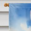 Black and Tan Coonhound Easter Egg Hunt House Flag Large Porch Sleeve Pole Decorative Outside Yard Banner Artwork Wall Hanging, Polyester, House Size