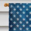 All American Golden Retriever House Flag Large Porch Sleeve Pole Decorative Outside Yard Banner Artwork Wall Hanging, Polyester, House Size