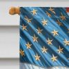 All American Doberman Pinscher House Flag Large Porch Sleeve Pole Decorative Outside Yard Banner Artwork Wall Hanging, Polyester, House Size