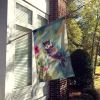 Spectacled Owl House Flag Large Porch Sleeve Pole Decorative Outside Yard Banner Artwork Wall Hanging, Polyester, House Size, Multicolor