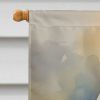 Dove House Flag Large Porch Sleeve Pole Decorative Outside Yard Banner Artwork Wall Hanging, Polyester, House Size, Multicolor