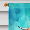Hippie Animal Cow House Flag Large Porch Sleeve Pole Decorative Outside Yard Banner Artwork Wall Hanging, Polyester, House Size, Multicolor