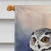 Northern Hawk Owl House Flag Large Porch Sleeve Pole Decorative Outside Yard Banner Artwork Wall Hanging, Polyester, House Size, Multicolor