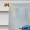 Bluebird House Flag Large Porch Sleeve Pole Decorative Outside Yard Banner Artwork Wall Hanging, Polyester, House Size, Multicolor