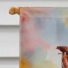Eastern Screech Owl House Flag Large Porch Sleeve Pole Decorative Outside Yard Banner Artwork Wall Hanging, Polyester, House Size, Multicolor
