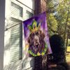 Newfoundland King of Mardi Gras House Flag Large Porch Sleeve Pole Decorative Outside Yard Banner Artwork Wall Hanging, Polyester, House Size