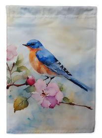 Bluebird House Flag Large Porch Sleeve Pole Decorative Outside Yard Banner Artwork Wall Hanging, Polyester, House Size, Multicolor (Default: Default)