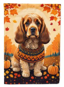 Fall Garden Flag Mailbox Flag Decorative Yard Flag Banner Outside Patio Artwork Yard Flower Beds, Garden Size, Multicolor (Option: Cocker Spaniel)
