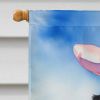 Dachshund Easter Egg Hunt House Flag Large Porch Sleeve Pole Decorative Outside Yard Banner Artwork Wall Hanging, Polyester, House Size, Multicolor