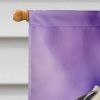 Pug King of Mardi Gras House Flag Large Porch Sleeve Pole Decorative Outside Yard Banner Artwork Wall Hanging, Polyester, House Size, Multicolor