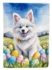 American Eskimo Easter Egg Hunt House Flag Large Porch Sleeve Pole Decorative Outside Yard Banner Artwork Wall Hanging, Polyester, House Size