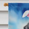 Bernese Mountain Dog Easter Egg Hunt House Flag Large Porch Sleeve Pole Decorative Outside Yard Banner Artwork Wall Hanging, Polyester, House Size