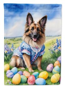 Belgian Tervuren Easter Egg Hunt House Flag Large Porch Sleeve Pole Decorative Outside Yard Banner Artwork Wall Hanging, Polyester, House Size (Default: Default)