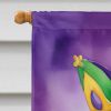 Newfoundland King of Mardi Gras House Flag Large Porch Sleeve Pole Decorative Outside Yard Banner Artwork Wall Hanging, Polyester, House Size