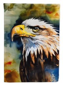 Eagle House Flag Large Porch Sleeve Pole Decorative Outside Yard Banner Artwork Wall Hanging, Polyester, House Size, Multicolor (Default: Default)