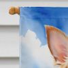Chihuahua Easter Egg Hunt House Flag Large Porch Sleeve Pole Decorative Outside Yard Banner Artwork Wall Hanging, Polyester, House Size, Multicolor