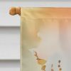 Elf Owl House Flag Large Porch Sleeve Pole Decorative Outside Yard Banner Artwork Wall Hanging, Polyester, House Size, Multicolor