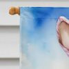 English Cocker Spaniel Easter Egg Hunt House Flag Large Porch Sleeve Pole Decorative Outside Yard Banner Artwork Wall Hanging, Polyester, House Size