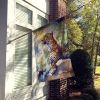 Leopard House Flag Large Porch Sleeve Pole Decorative Outside Yard Banner Artwork Wall Hanging, Polyester, House Size, Multicolor