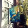 Sting Ray House Flag Large Porch Sleeve Pole Decorative Outside Yard Banner Artwork Wall Hanging, Polyester, House Size, Multicolor