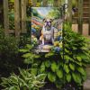 English Bulldog Spring Path Garden Flag Mailbox Flag Decorative Yard Flag Banner Outside Patio Artwork Yard Flower Beds, Garden Size, Multicolor
