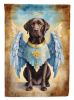 Chocolate Labrador Retriever My Angel Garden Flag Mailbox Flag Decorative Yard Flag Banner Outside Patio Artwork Yard Flower Beds, Garden Size
