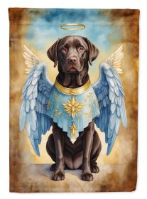 Chocolate Labrador Retriever My Angel Garden Flag Mailbox Flag Decorative Yard Flag Banner Outside Patio Artwork Yard Flower Beds, Garden Size (Default: Default)