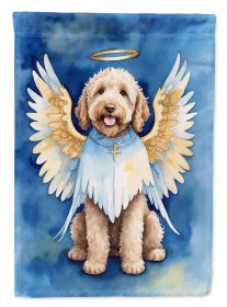 Labradoodle My Angel Garden Flag Mailbox Flag Decorative Yard Flag Banner Outside Patio Artwork Yard Flower Beds, Garden Size, Multicolor (Default: Default)