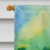 Turtles Tortoises House Flag Large Porch Sleeve Pole Decorative Outside Yard Banner Artwork Wall Hanging, Polyester, House Size, Multicolor