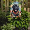 Newfoundland Luau Garden Flag Mailbox Flag Decorative Yard Flag Banner Outside Patio Artwork Yard Flower Beds, Garden Size, Multicolor