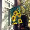 Kentucky Goldenrod in Watercolor House Flag Large Porch Sleeve Pole Decorative Outside Yard Banner Artwork Wall Hanging, Polyester, House Size