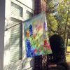 Texas Bluebonnets in Watercolor House Flag Large Porch Sleeve Pole Decorative Outside Yard Banner Artwork Wall Hanging, Polyester, House Size