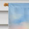 North Dakota Wild Prairie Roses in Watercolor House Flag Large Porch Sleeve Pole Decorative Outside Yard Banner Artwork Wall Hanging, Polyester