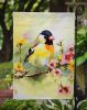 Goldfinch Garden Flag Mailbox Flag Decorative Yard Flag Banner Outside Patio Artwork Yard Flower Beds, Garden Size, Multicolor