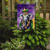 Elephant King of Mardi Gras Garden Flag Mailbox Flag Decorative Yard Flag Banner Outside Patio Artwork Yard Flower Beds, Garden Size, Multicolor