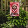 Labradoodle My Valentine Garden Flag Mailbox Flag Decorative Yard Flag Banner Outside Patio Artwork Yard Flower Beds, Garden Size, Multicolor