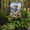 French Bulldog Cowboy Welcome Garden Flag Mailbox Flag Decorative Yard Flag Banner Outside Patio Artwork Yard Flower Beds, Garden Size, Multicolor