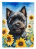Cairn Terrier in Sunflowers Garden Flag Mailbox Flag Decorative Yard Flag Banner Outside Patio Artwork Yard Flower Beds, Garden Size, Multicolor