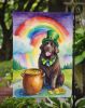 Newfoundland St Patrick's Day Garden Flag Mailbox Flag Decorative Yard Flag Banner Outside Patio Artwork Yard Flower Beds, Garden Size, Multicolor