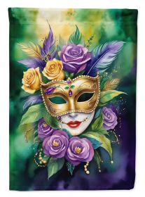 Mask Mardi Gras Garden Flag Mailbox Flag Decorative Yard Flag Banner Outside Patio Artwork Yard Flower Beds, Garden Size, Multicolor (Default: Default)