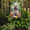 Cairn Terrier Luau Garden Flag Mailbox Flag Decorative Yard Flag Banner Outside Patio Artwork Yard Flower Beds, Garden Size, Multicolor