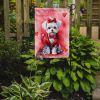 Maltese My Valentine Garden Flag Mailbox Flag Decorative Yard Flag Banner Outside Patio Artwork Yard Flower Beds, Garden Size, Multicolor