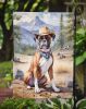 Boxer Cowboy Welcome Garden Flag Mailbox Flag Decorative Yard Flag Banner Outside Patio Artwork Yard Flower Beds, Garden Size, Multicolor