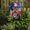 Welsh Terrier Patriotic American Garden Flag Mailbox Flag Decorative Yard Flag Banner Outside Patio Artwork Yard Flower Beds, Garden Size, Multicolor