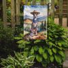 Italian Greyhound Cowboy Welcome Garden Flag Mailbox Flag Decorative Yard Flag Banner Outside Patio Artwork Yard Flower Beds, Garden Size, Multicolor