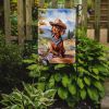 Dachshund Cowboy Welcome Garden Flag Mailbox Flag Decorative Yard Flag Banner Outside Patio Artwork Yard Flower Beds, Garden Size, Multicolor