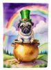Pug St Patrick's Day Garden Flag Mailbox Flag Decorative Yard Flag Banner Outside Patio Artwork Yard Flower Beds, Garden Size, Multicolor